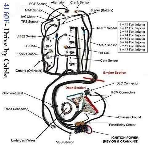 4l60e transmission external wiring harness diagram