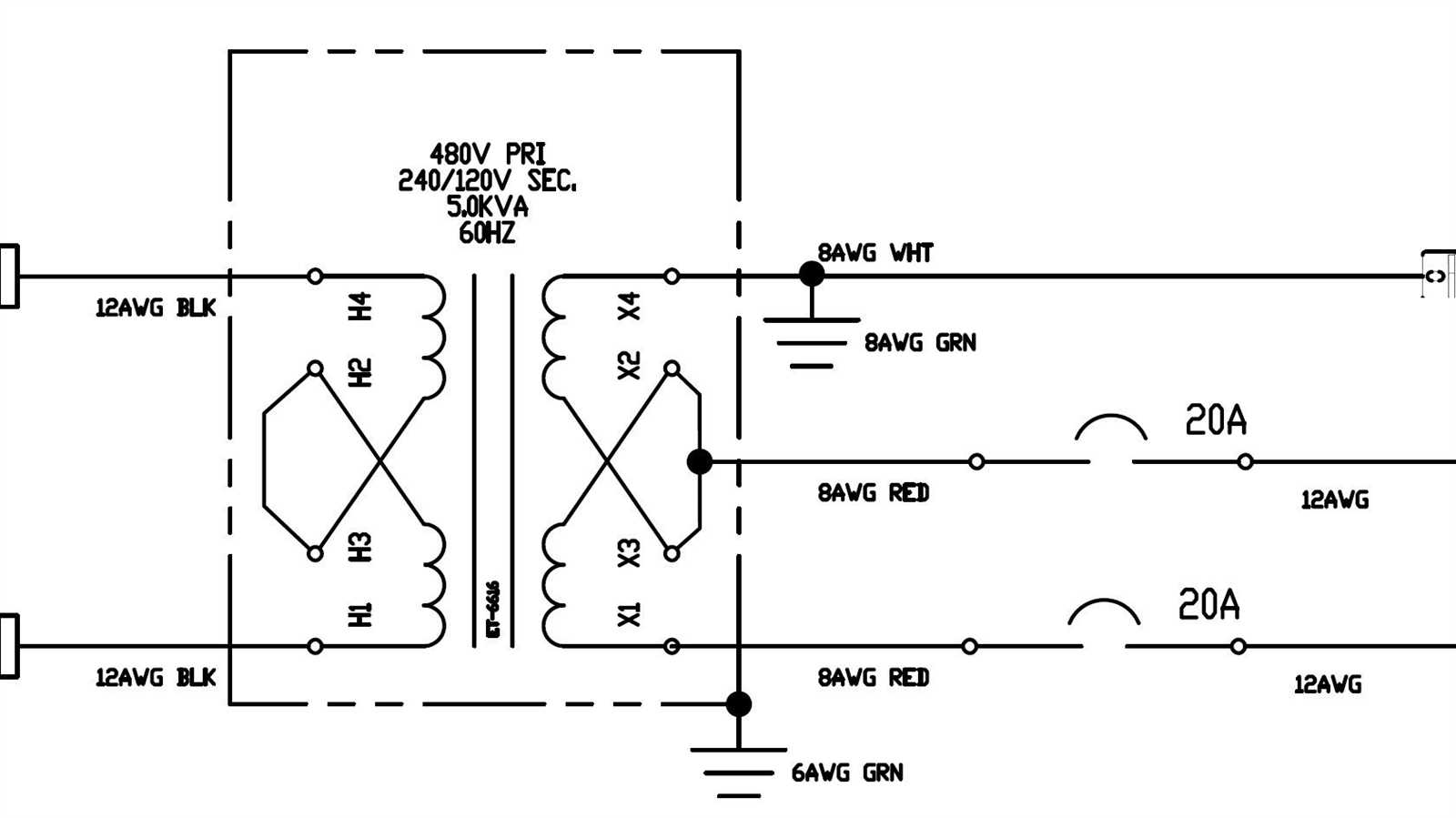 grounded b phase wiring diagram