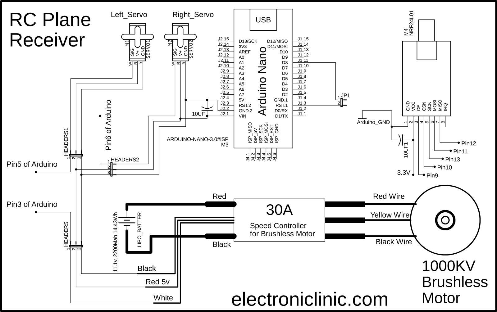 rc receiver wiring diagram