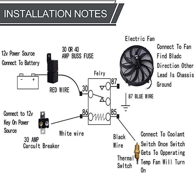 wiring electric fan diagram