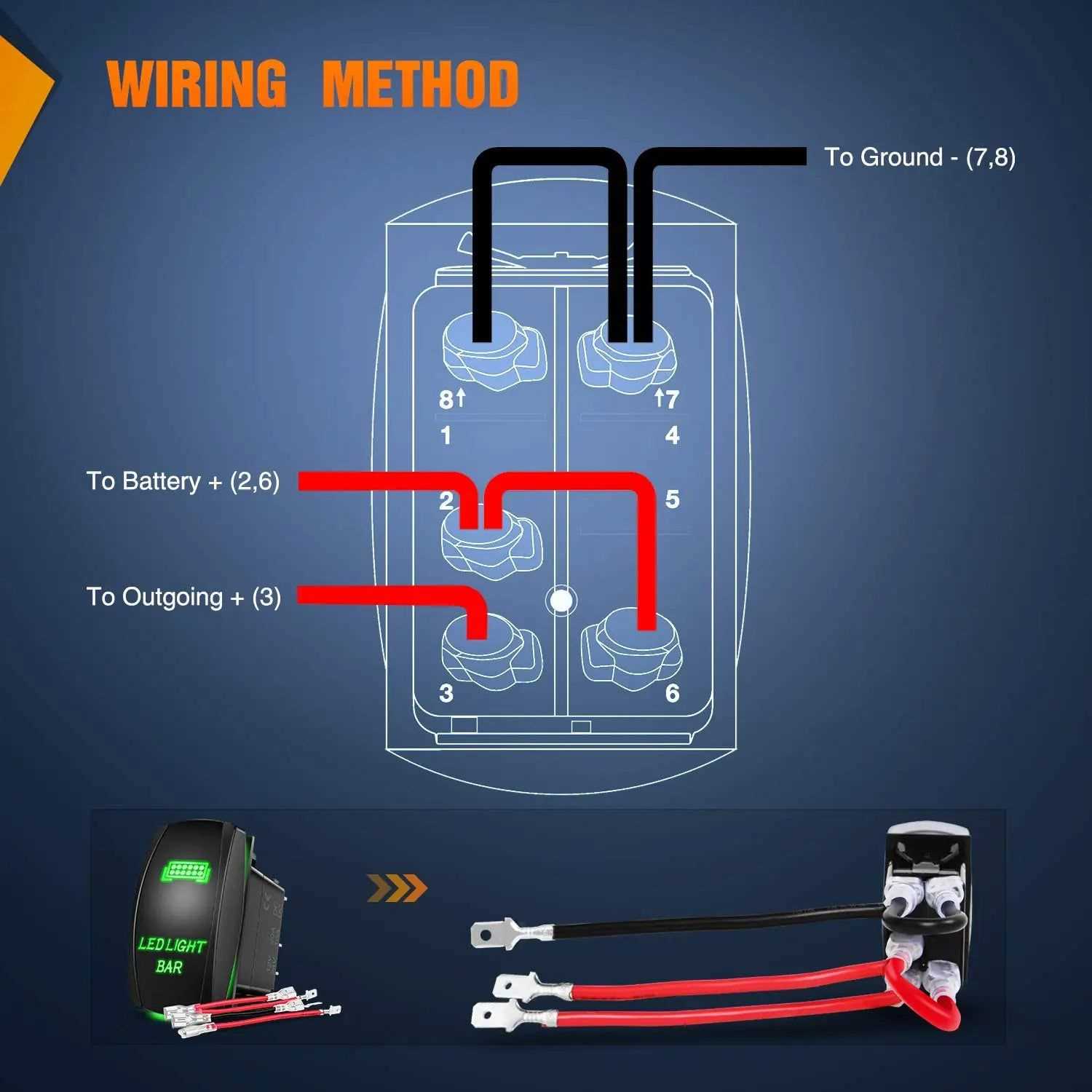 5 wire led light wiring diagram