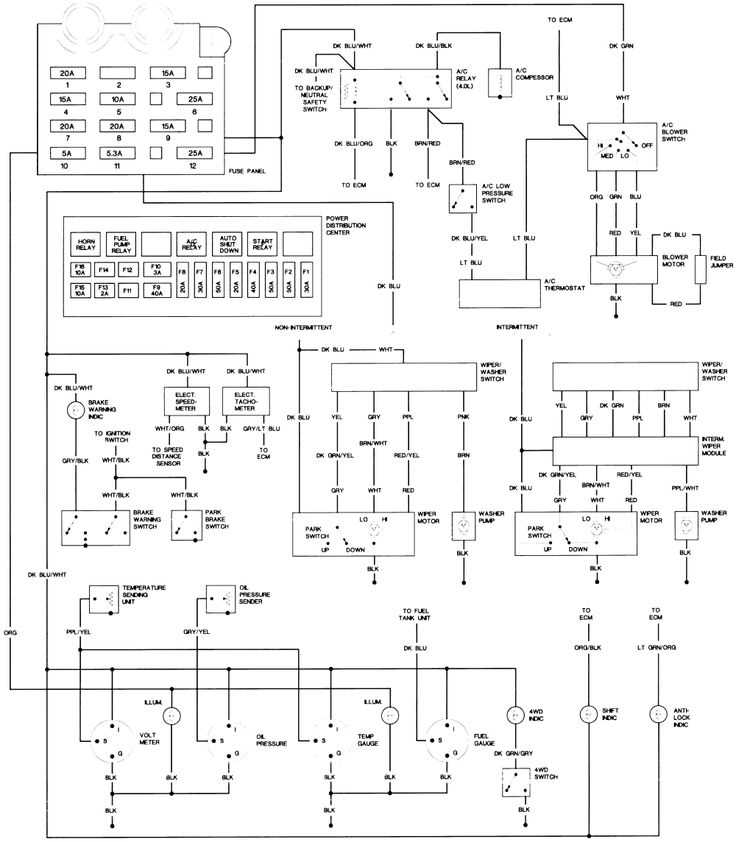 jeep yj wiring diagram