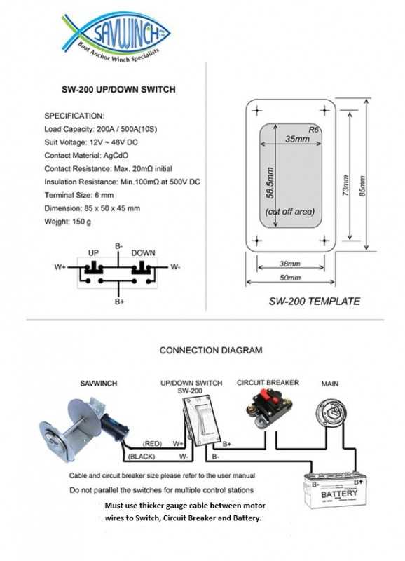 wiring diagram for a winch