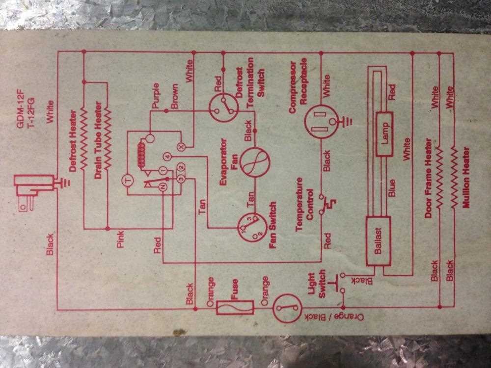 walk in freezer wiring diagram