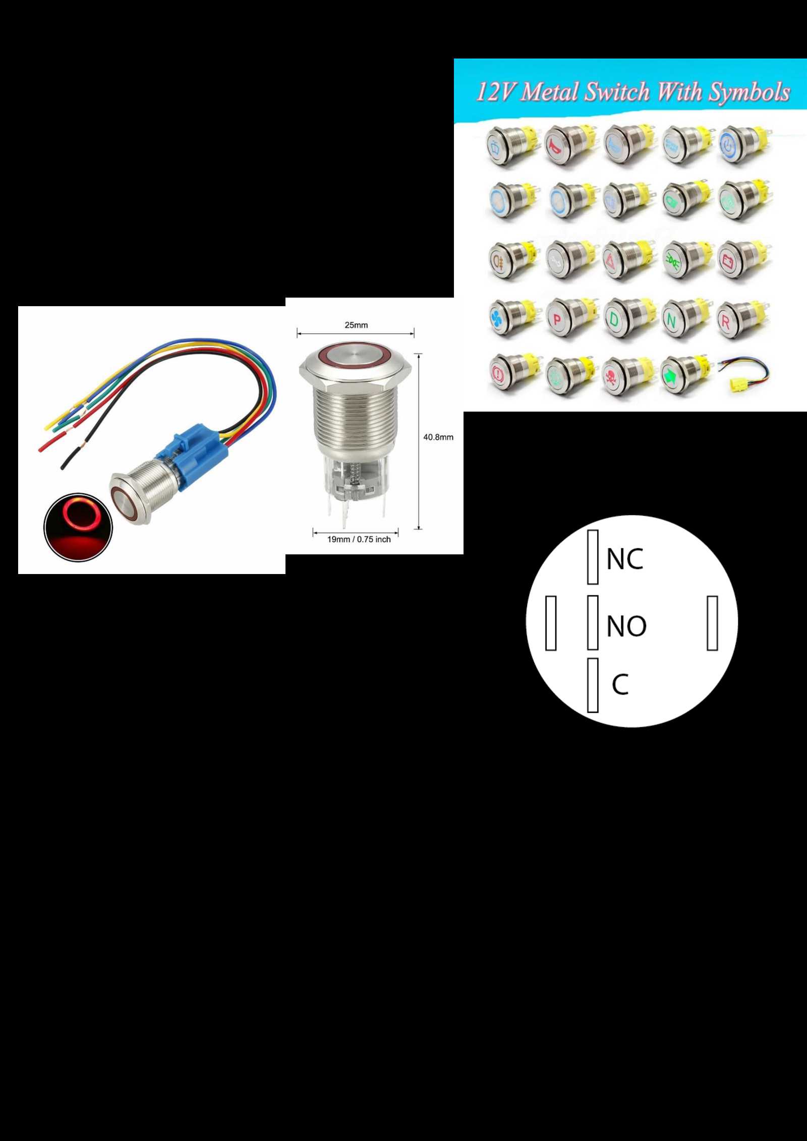 momentary switch wiring diagram