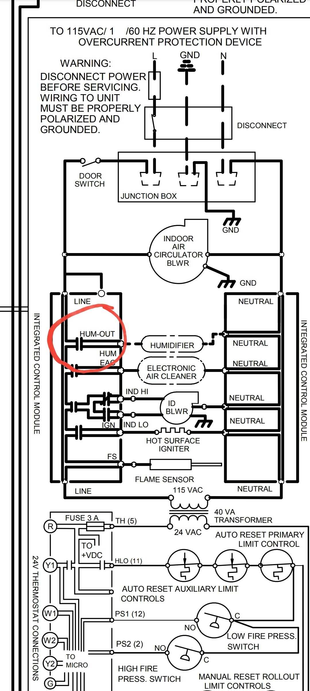 bypass humidifier wiring diagram