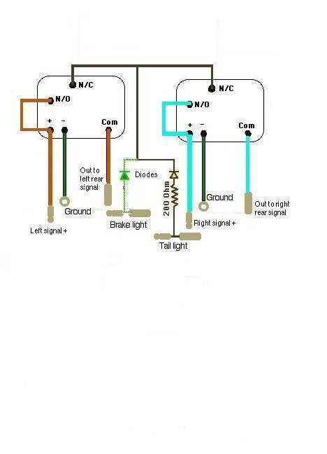 honda shadow turn signal wiring diagram