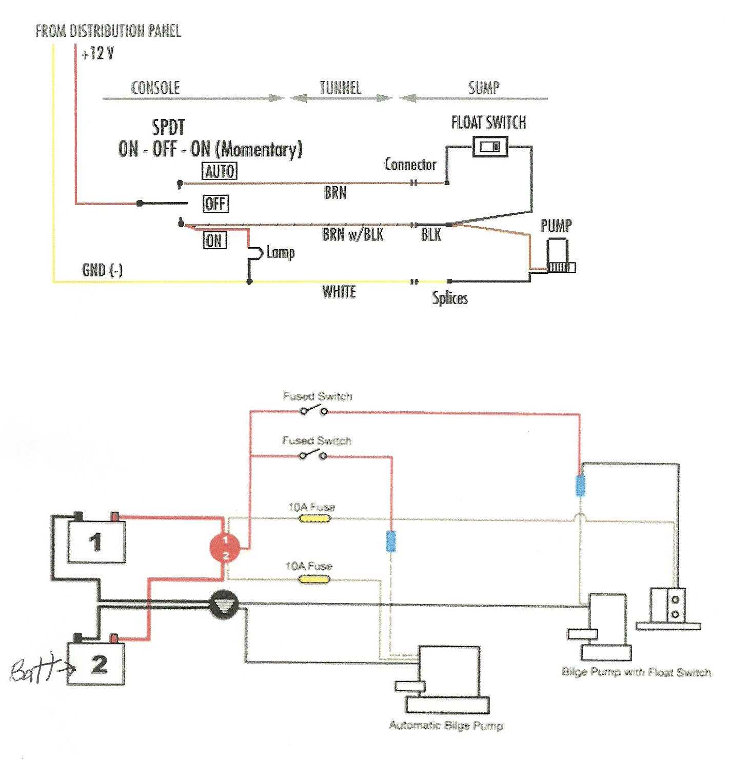 bilge pump wiring diagram with float switch