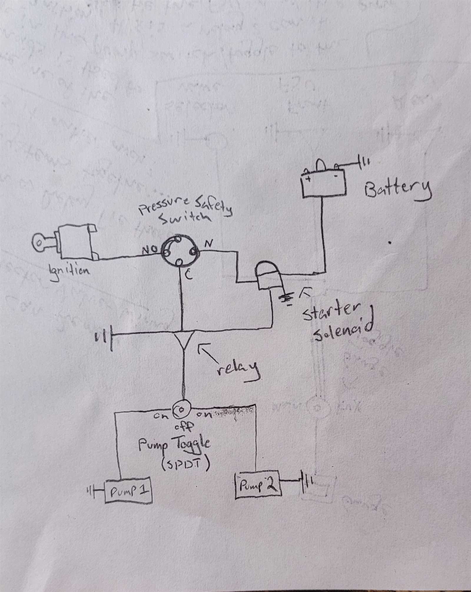 wiring diagram for fuel pump relay