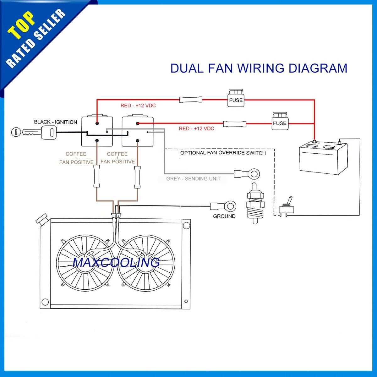 dual fan relay wiring diagram