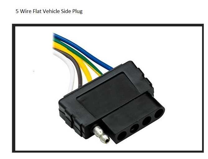 5 pin flat trailer connector wiring diagram