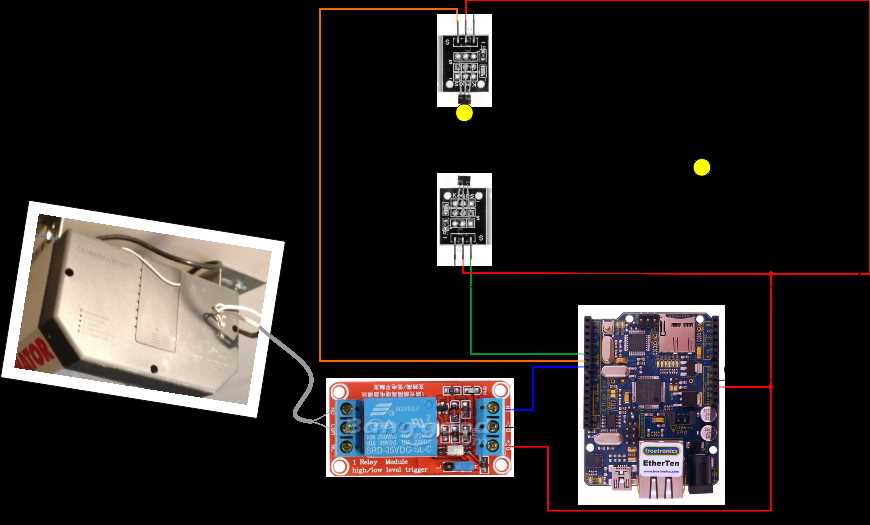 garage door sensors wiring diagram