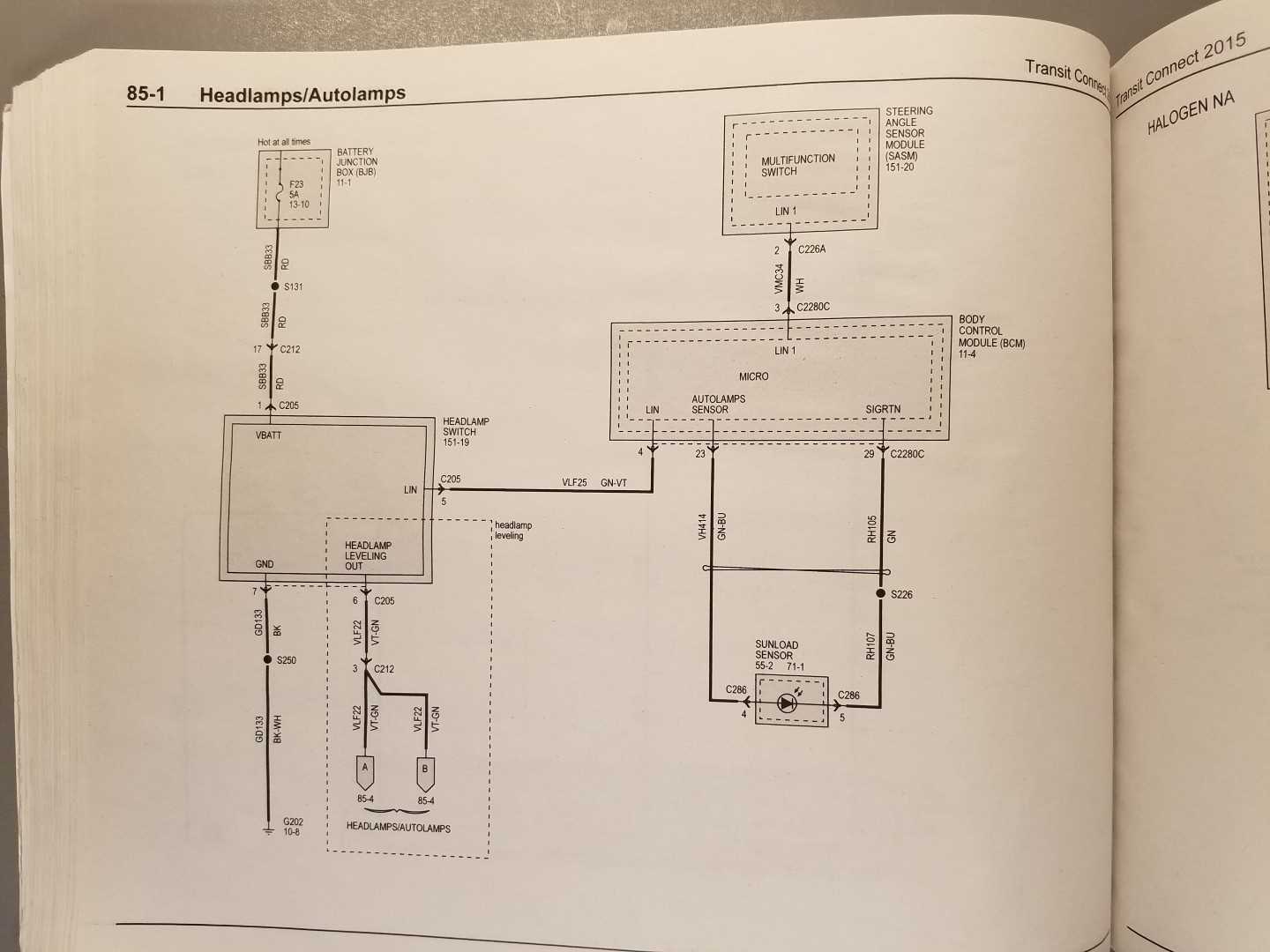 ford f150 headlight wiring diagram