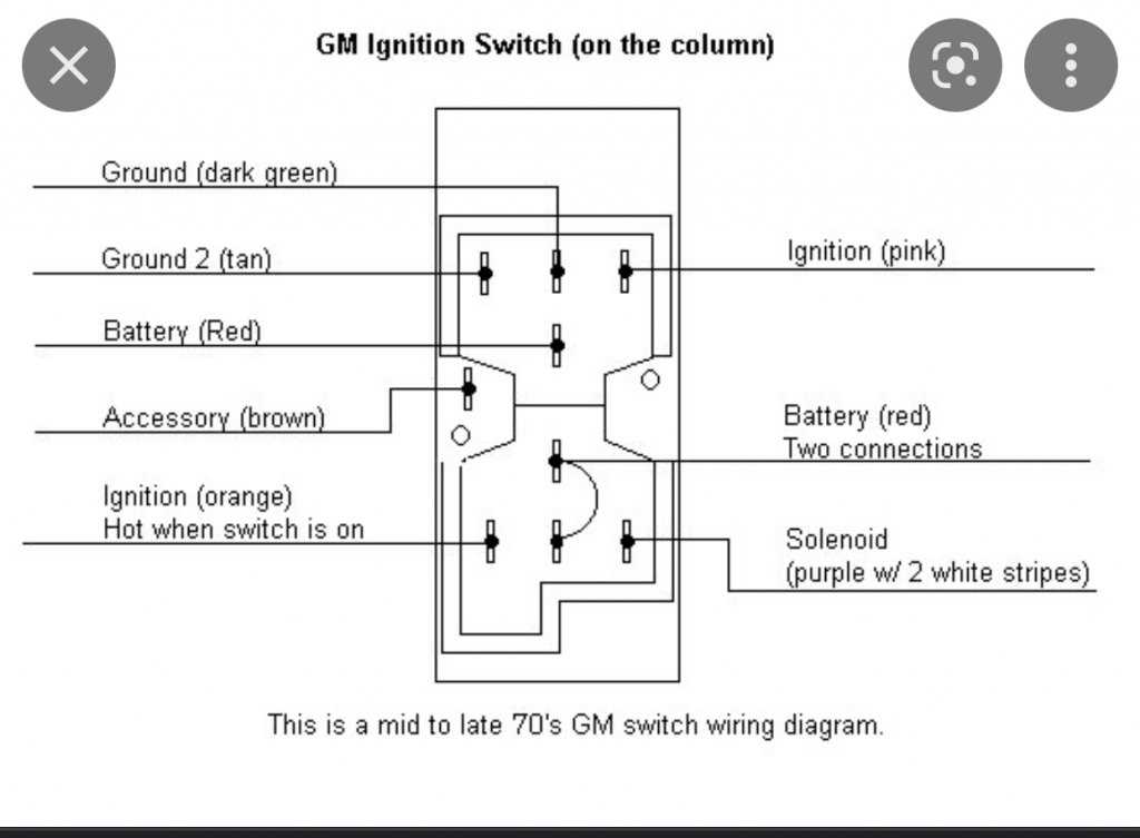 color code gm steering column wiring diagram