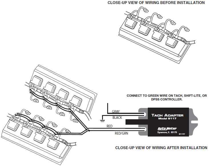 5 wire tachometer wiring diagram