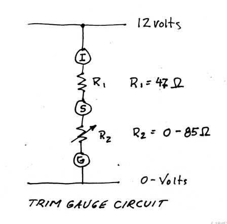 trim gauge wiring diagram