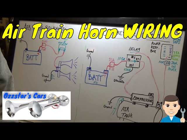 wiring diagram for relay for cheap air horn