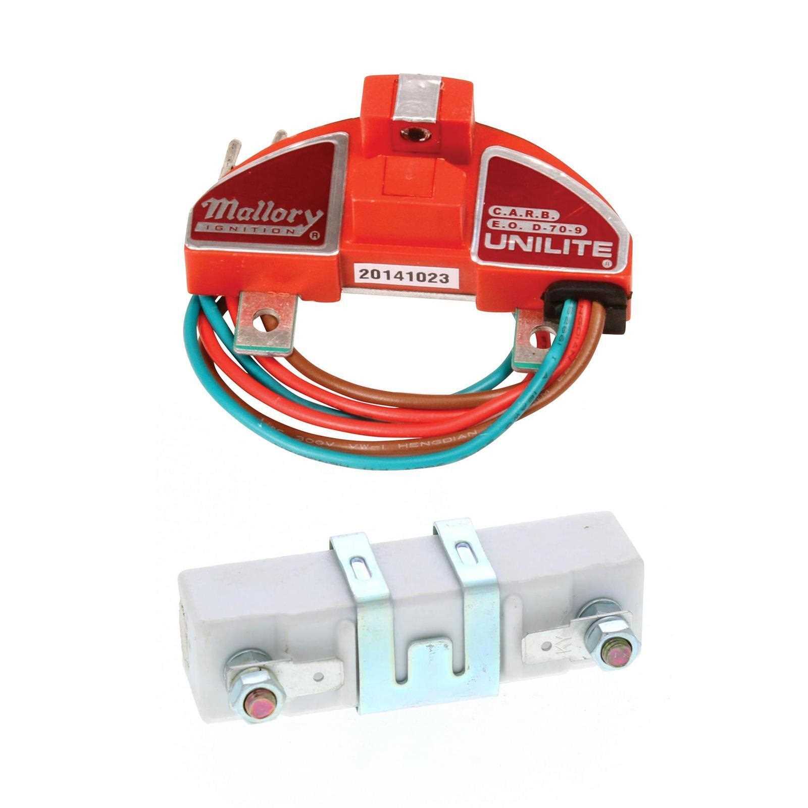 mallory unilite distributor wiring diagram