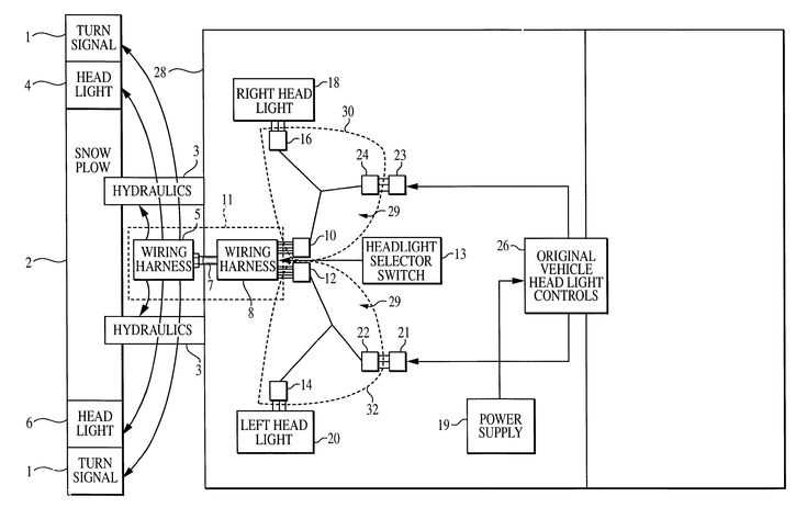 western snow plow wiring harness diagram