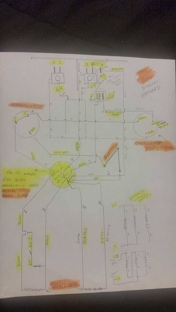 hayward super pump 115v wiring diagram