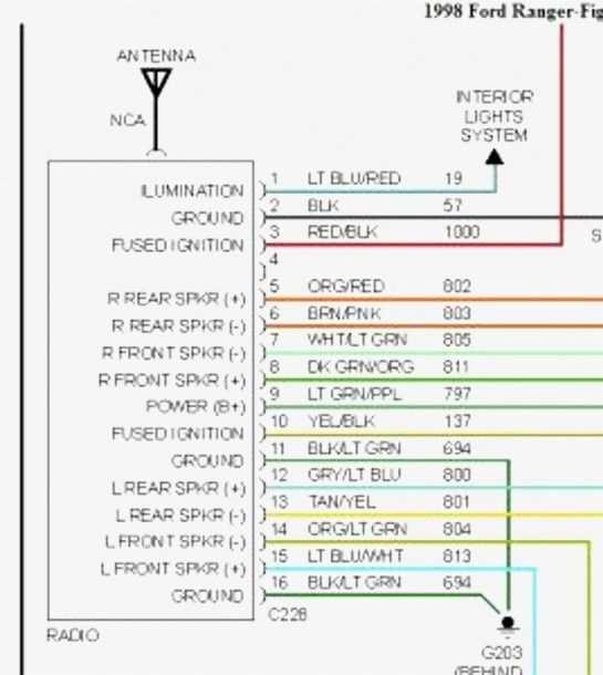 1997 ford explorer stereo wiring diagram