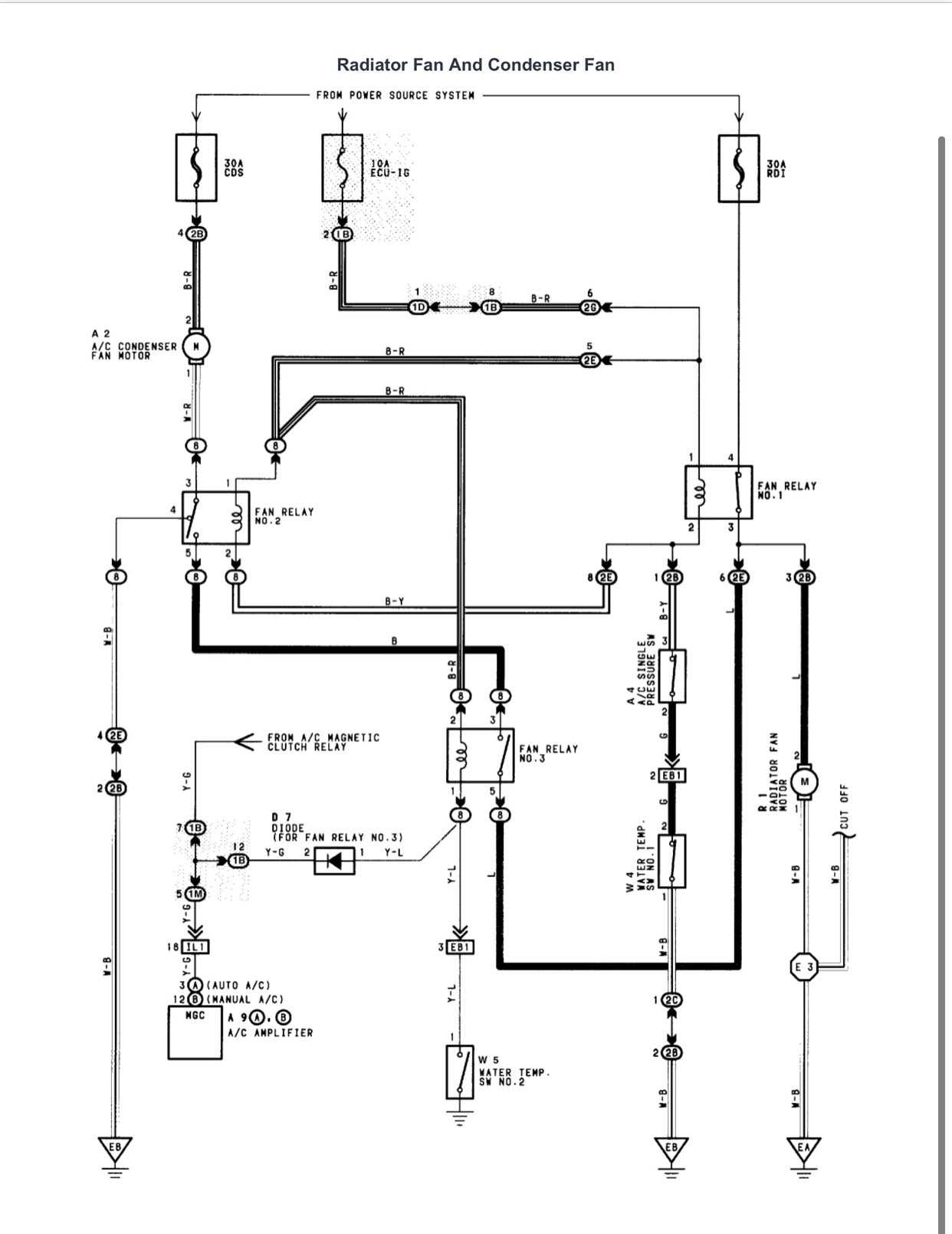 wiring fan relay diagram