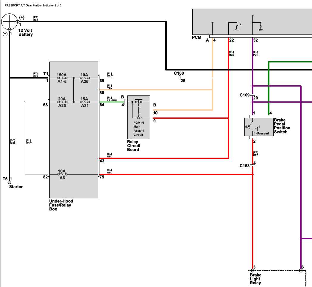 brake light switch wiring diagram