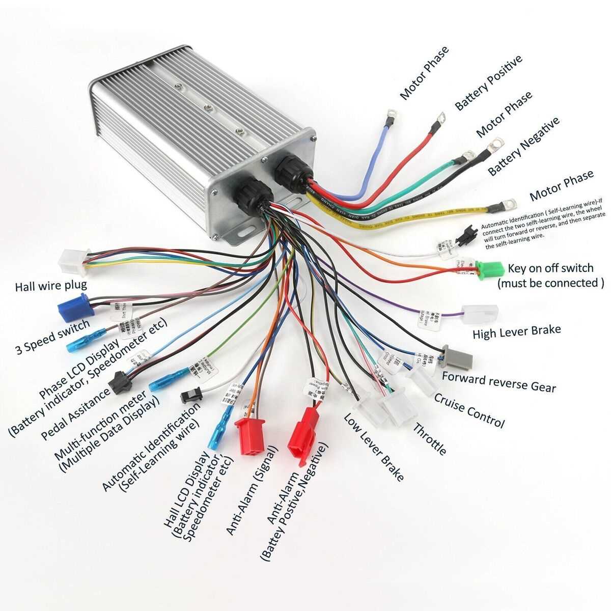 brushless motor controller wiring diagram