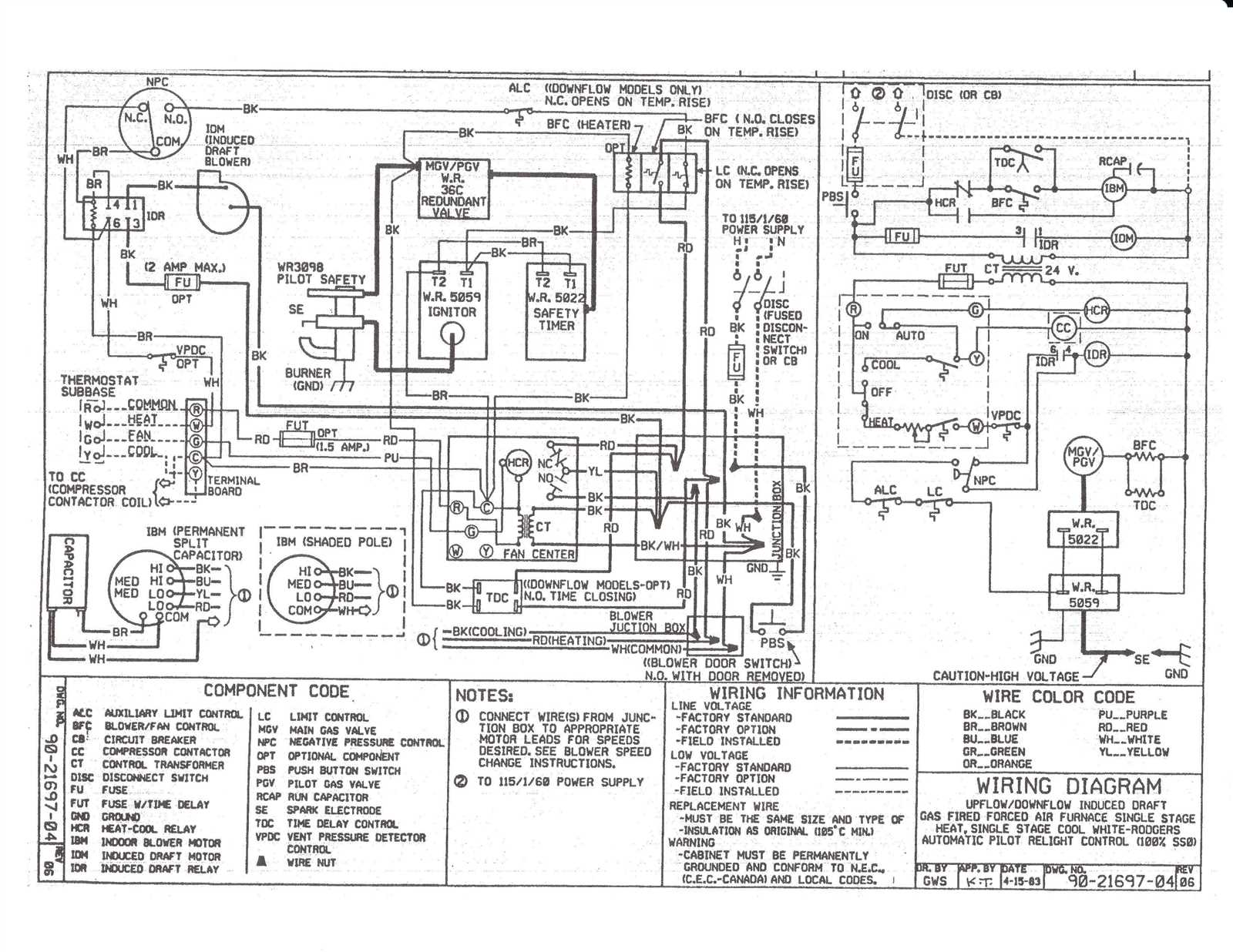 goodman heat pump wiring diagram