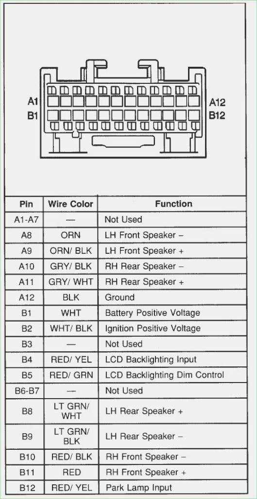 2012 gmc sierra radio wiring diagram