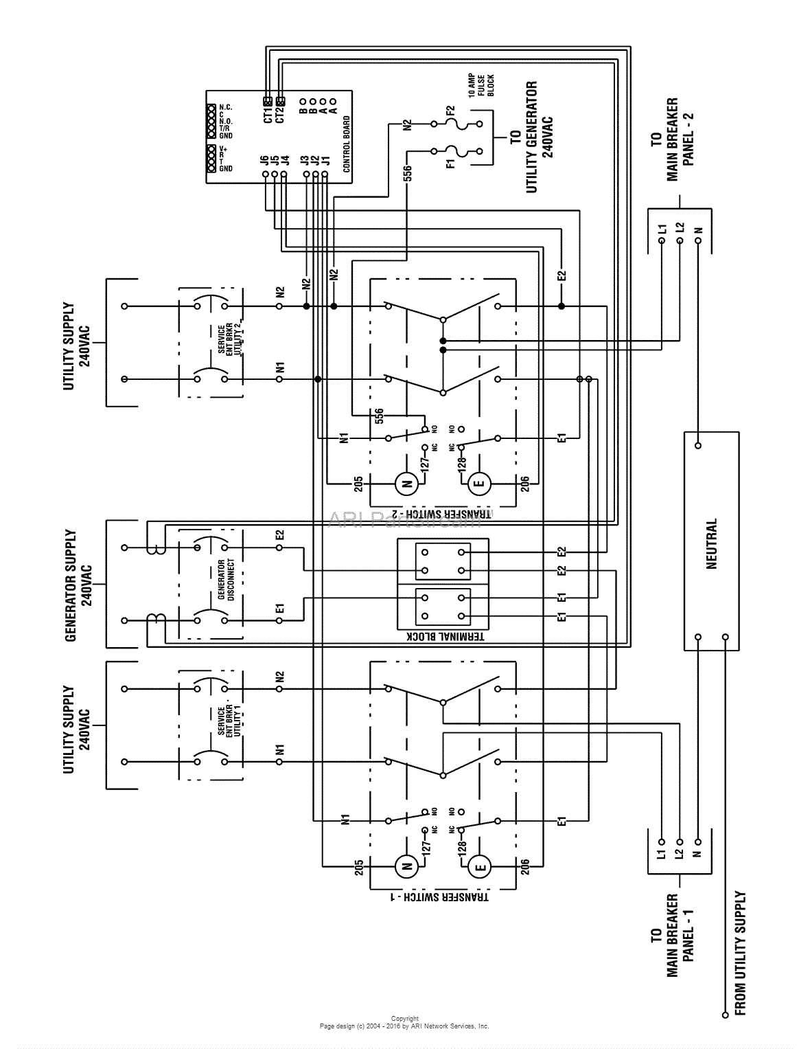 generac dual transfer switch wiring diagram