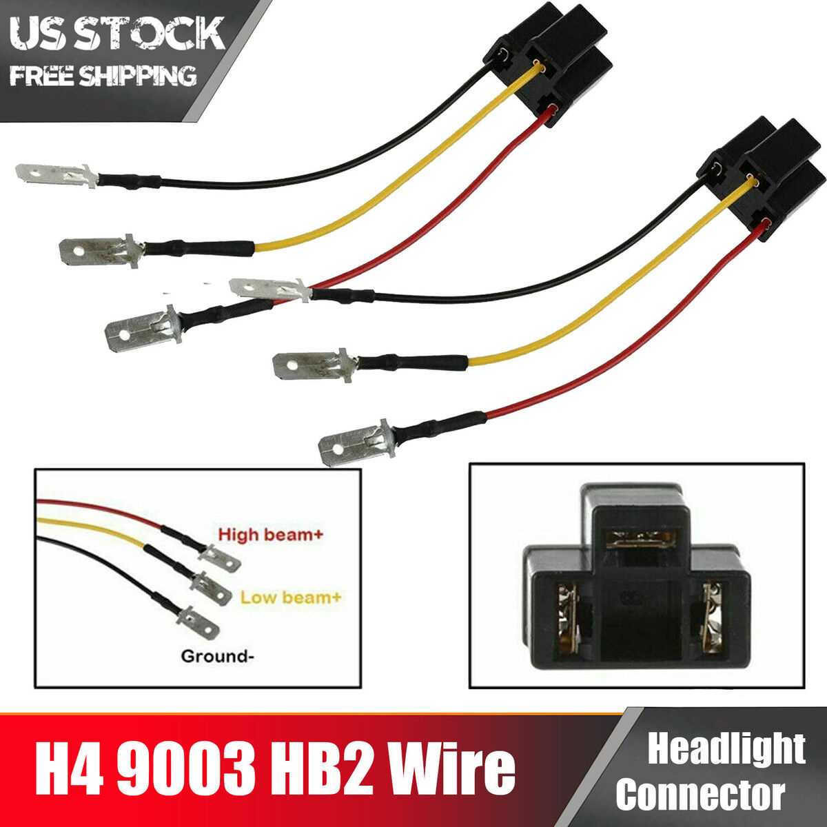 headlight socket wiring diagram