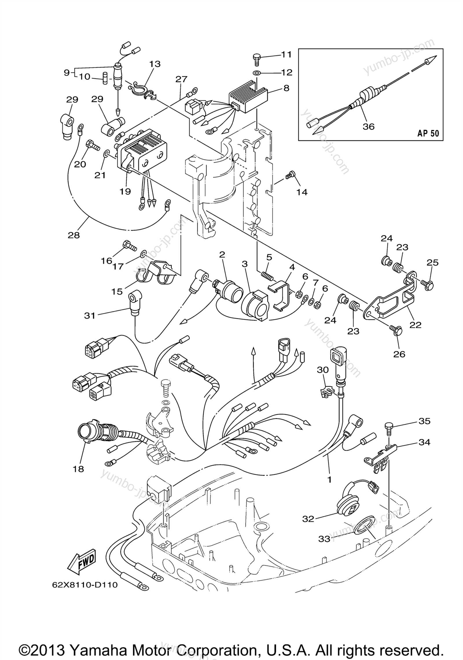 wiring diagram for yamaha outboard motor