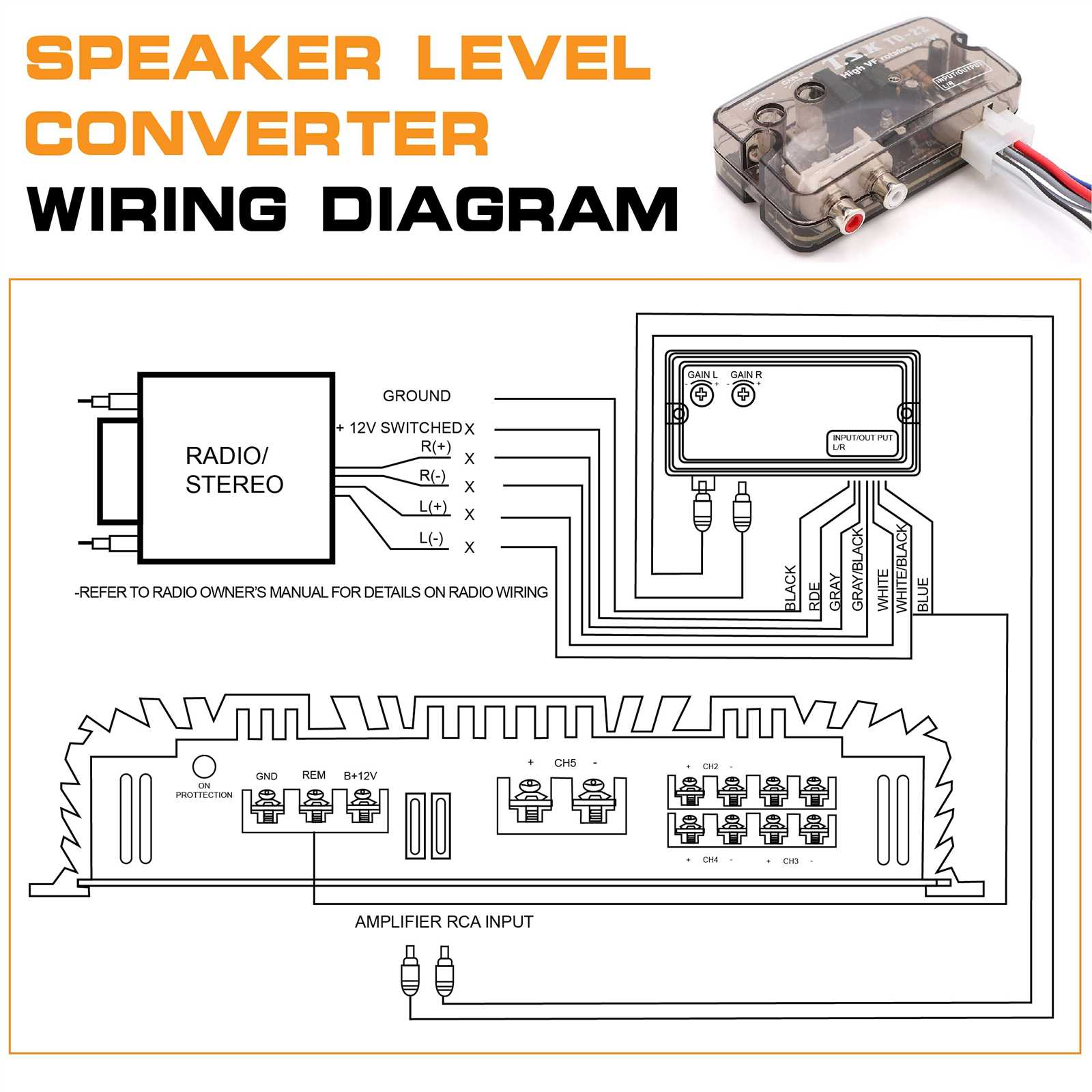 hi low converter wiring diagram