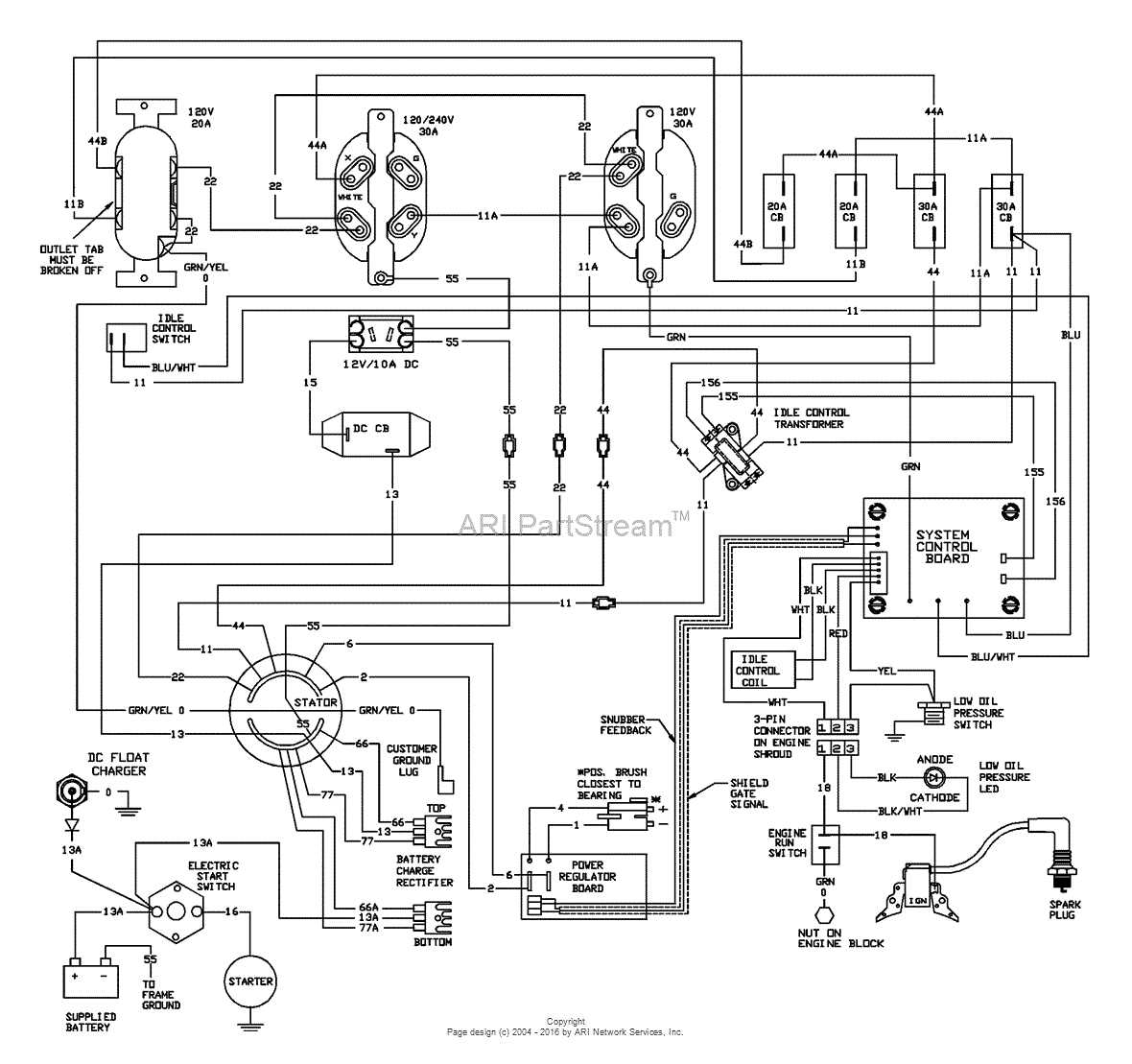 wiring diagram onan generator wiring schematic