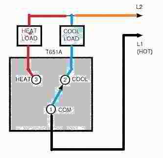 honeywell 240v thermostat wiring diagram