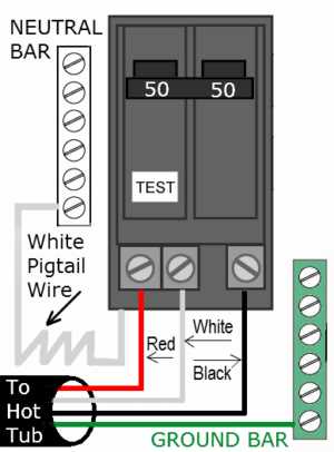 hot tub wiring diagram