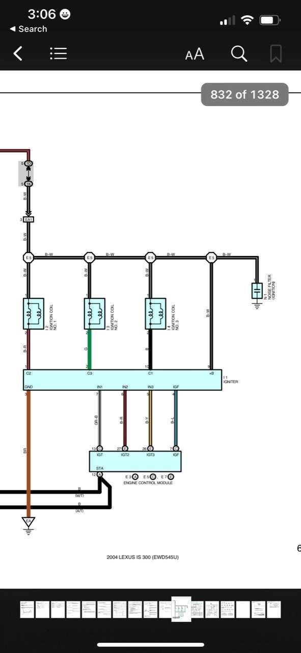 2007 toyota camry ignition coil wiring diagram