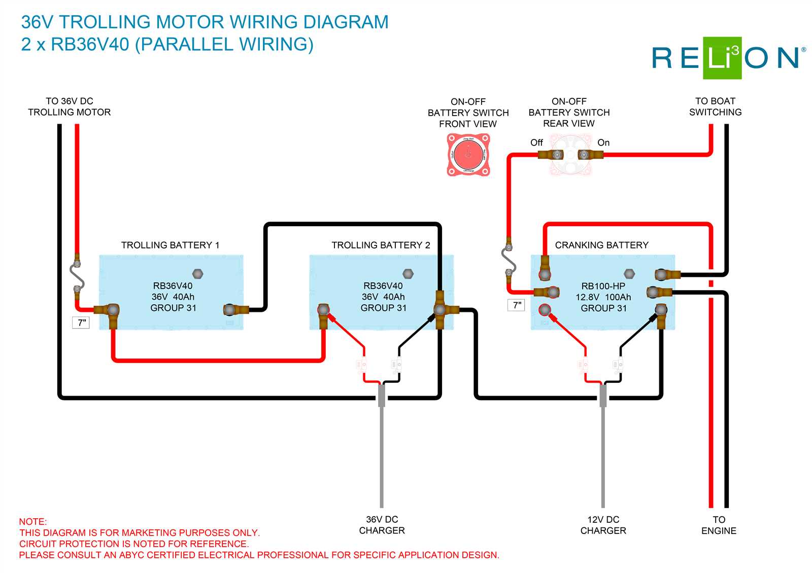 wiring diagram for 12 24 volt trolling motor