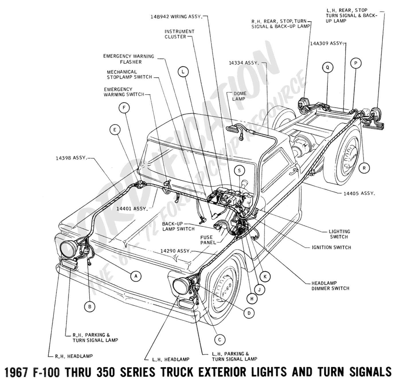 1987 ford f250 brake light wiring diagram