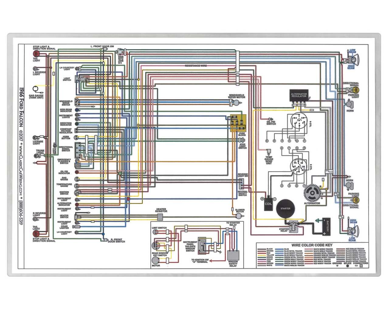 wiring diagram 66 mustang