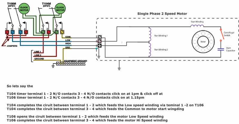 pool pump motor wiring diagram