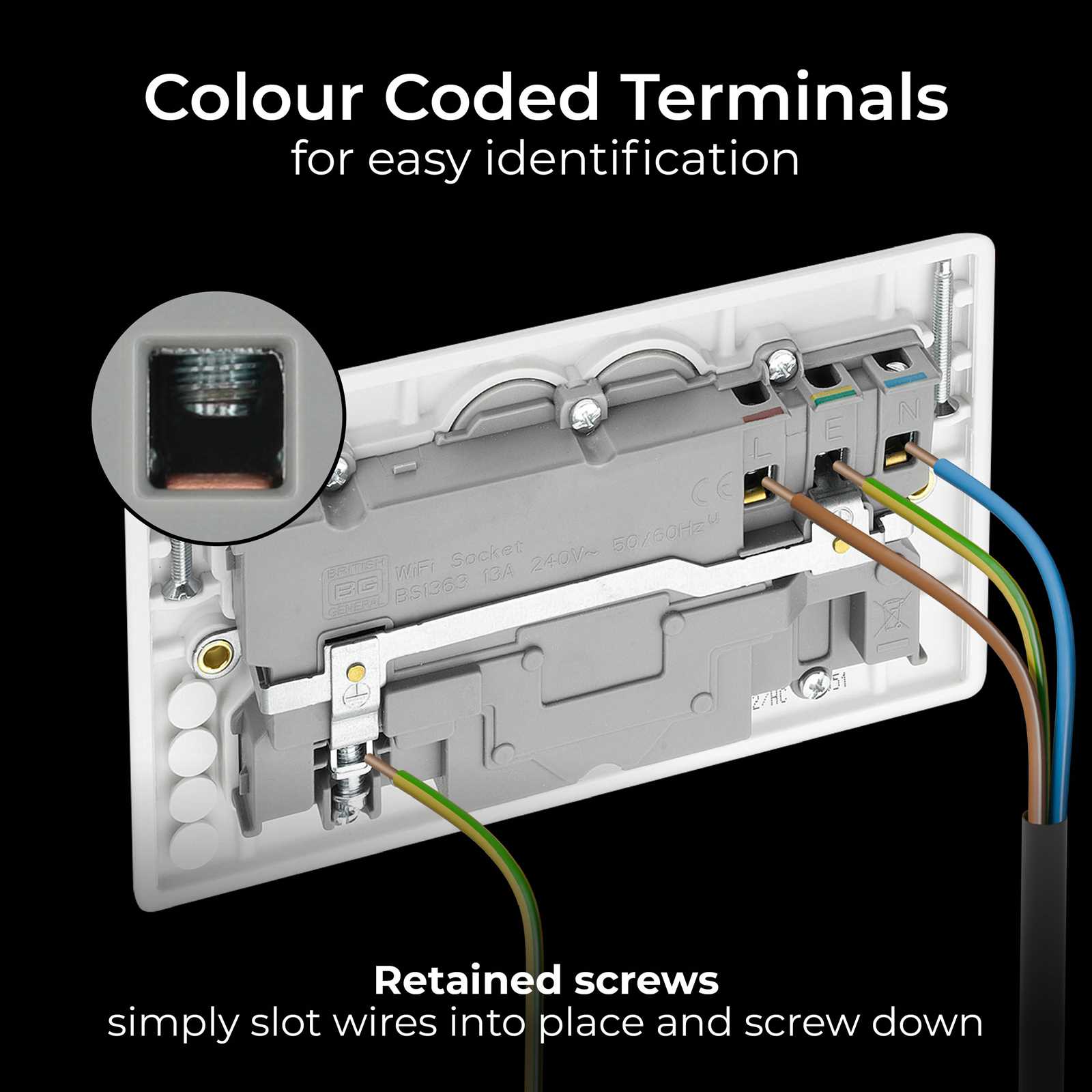 wall socket double plug socket wiring diagram