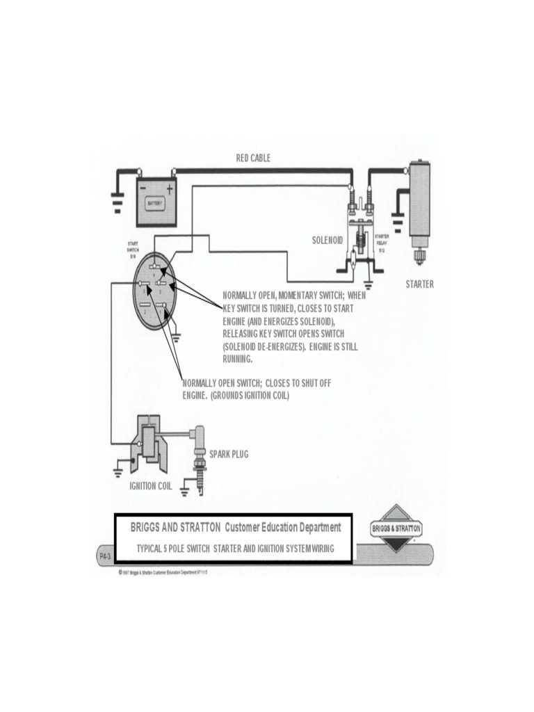 ignition starter switch wiring diagram