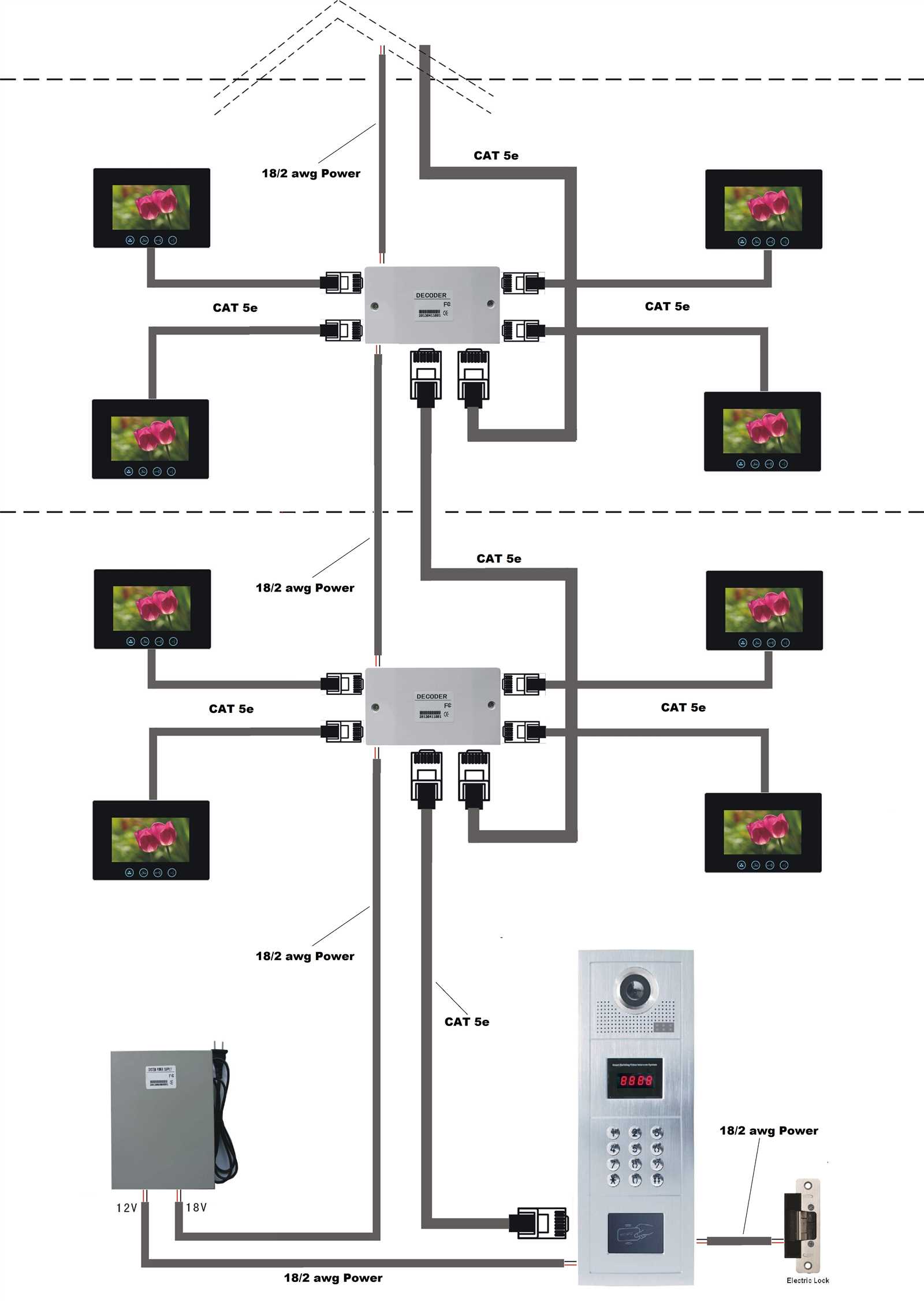 intercom wiring diagram