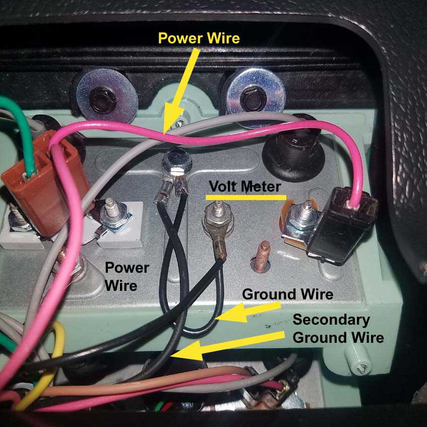 wiring diagram for amp gauge