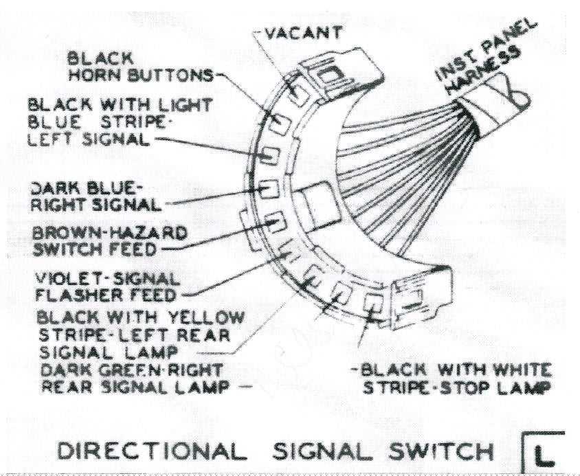 wiring diagram chevy steering column