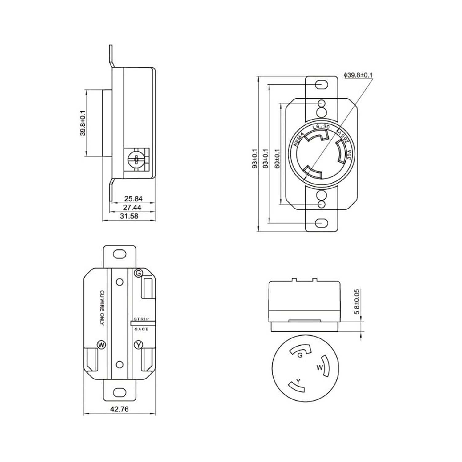 30 amp twist lock plug wiring diagram