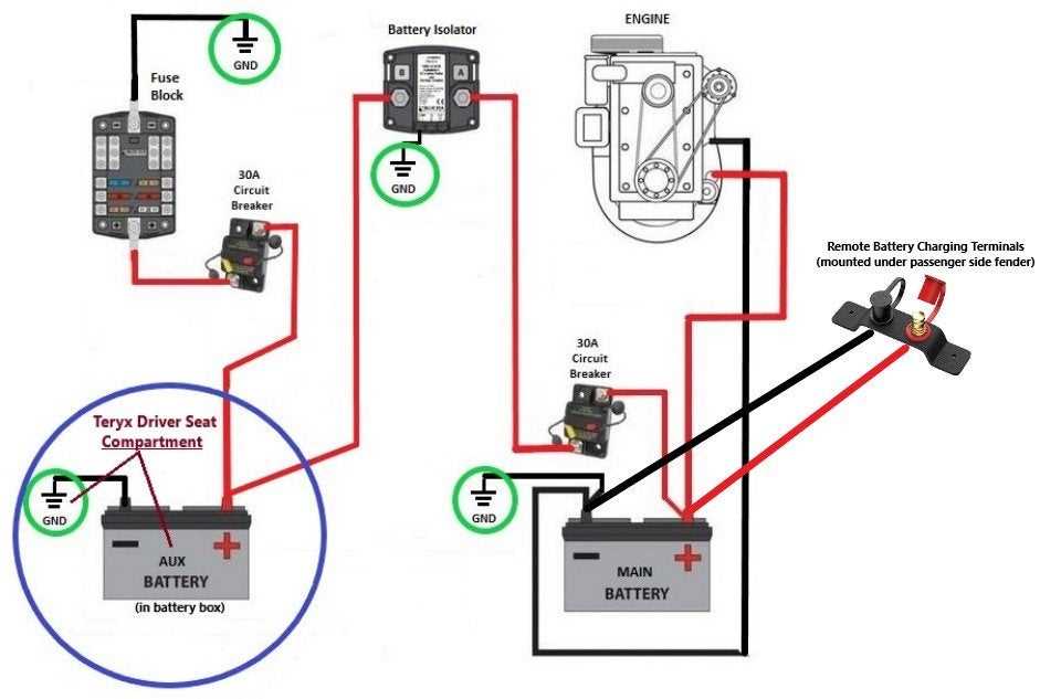 schematic boat dual battery switch wiring diagram