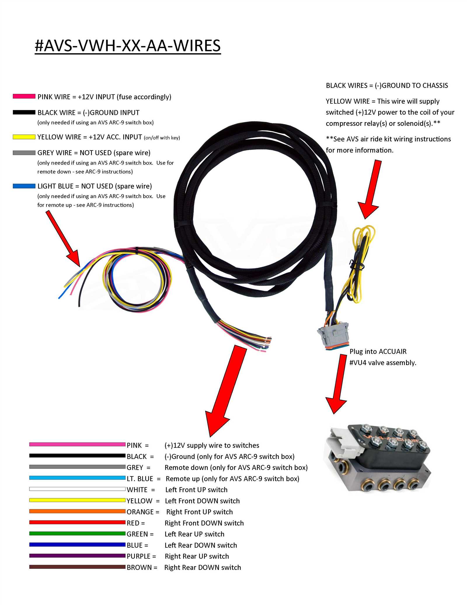 wiring diagram for air ride suspension